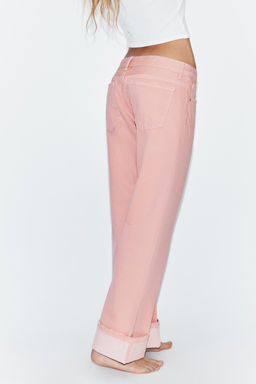 TRF LOW-RISE LOOSE FOLDED JEANS - Zara фото 16