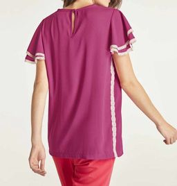 Блузка, цикламен - Patrizia dini фото 4