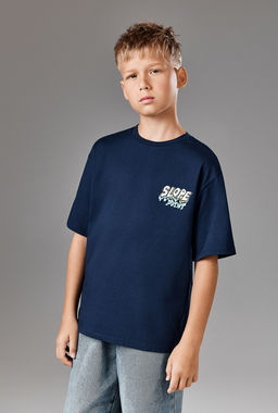 ACOOLA / Футболка детская для мальчиков Claus темно-синий