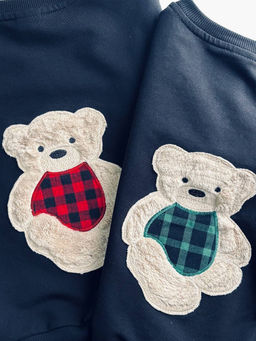 Свитшот с аппликацией 22-0533 черный|красный - Mini maxi фото 8