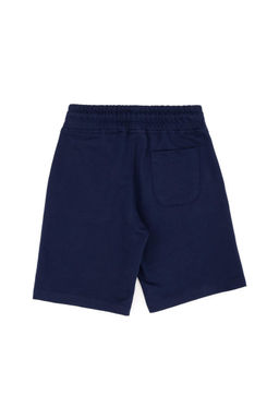 Шорты вязаные U.S. Polo Assn для мальчика темно-синие из хлопка  фото 2