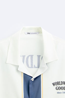 CONTRAST SATIN SHIRT - Zara фото 8