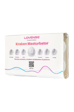 Набор маструбаторов нереалистичных LOVENSE Kraken, TPE ,белый, 6,2 см