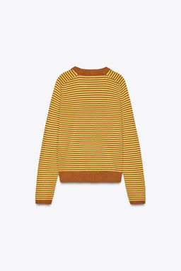 STRIPED KNIT SWEATER - Zara фото 11