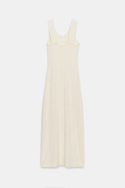 VESTIDO RIB CUELLO HALTER / Crudo - Zara фото 7