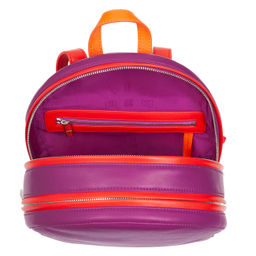 Итальянский женский кожаный рюкзак DuDu Bags серии Favignana | фуксия - Dudubags фото 4