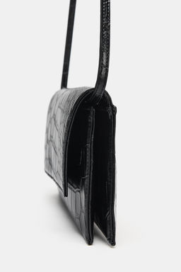 EMBOSSED FLAP BAG - Zara фото 6