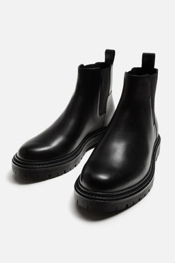 LEATHER CHELSEA BOOTS - Zara фото 2