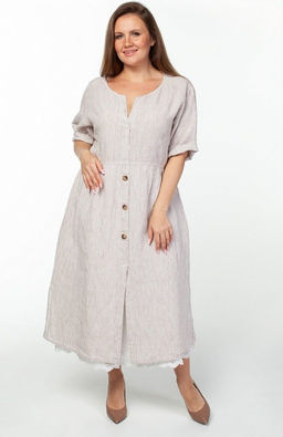 умягченный лен 100% платье