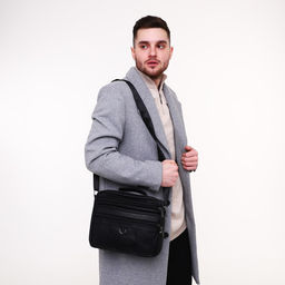 Сумка мужская, цвет черный - Simaland фото 7