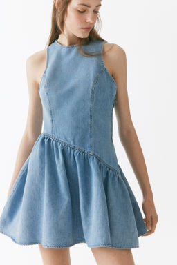 Vestido denim con falda acampanada - H&m фото 6