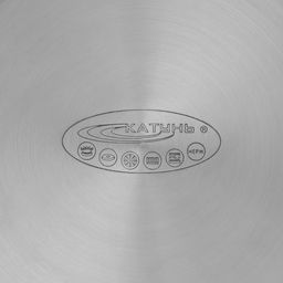 Кастрюля Катунь «Ирида», 5.2 л, d=22 см, капсульное дно, индукция, нержавеющая сталь, AISI - 201