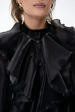 Рубашка Алиша (черный) - Эльза фото 9