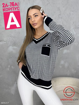 кофта женская с v-вырезом - Bruno фото 7