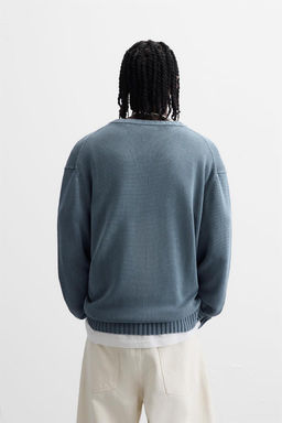 TEXTURED WASHED SWEATER - Zara фото 3