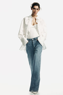 Wide Regular Waist Jeans - H&m фото 8