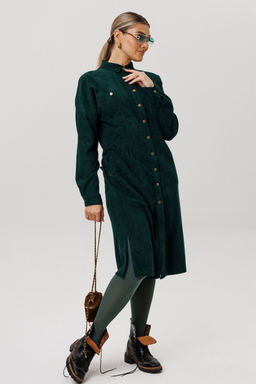 Платье ANELLI 1727 теплый мох фото 10