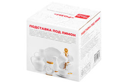 Подставка п/лимон 12,5*12,5*11 см Розы на дер. подставке - Elan gallery фото 14