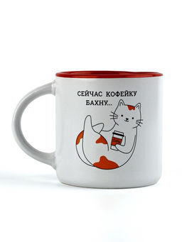 Кружка керамическая Кофейку бахну, 380 мл - Дорого внимание фото 2