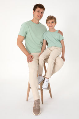Erkek Regular Fit Bisiklet Yaka Su Ye_ili Basic Ti__rt Sepette S_rpriz _ndirim - U.s. polo assn фото 8