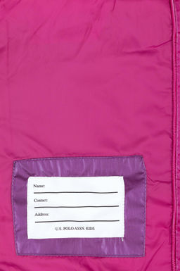 Пальто цвета фуксии для девочки - U.s. polo assn фото 4
