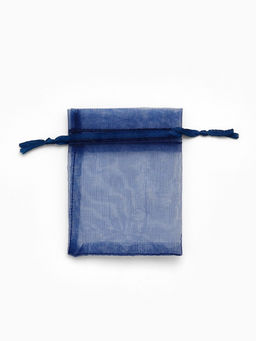 Набор мешочков подарочных 100 шт. 7×9 см ( ±1 см), тёмно-синий