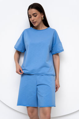 футболка из лёгкого хлопкового футера - Solo mio фото 2