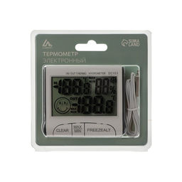 Термометр Luazon LTR-15, электронный, 2 датчика температуры, датчик влажности, белый - Luazon home фото 7