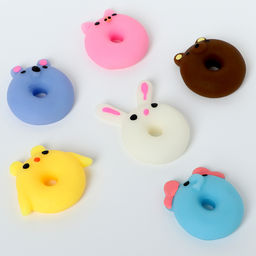 Цена за 3 шт. Антистресс игрушка «Зверюшки», мялка с пастой, МИКС