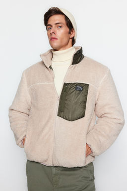 TRENDYOL MAN Siyah Regular Fit Etiket Detayl? Welsoft Pelus K?sl?k Mont TMNAW24MO00007 - Trendyolmilla фото 11