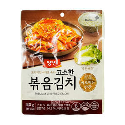 Капуста кимчи обжаренная Premium Stir-Fried Kimchi Dongwon, Корея, 80 г Акция
