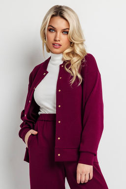 Жакет женский 4471Т/01/Бордовый - Rise фото 4