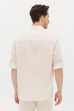 U. S. Polo Assn Мужская рубашка с длинным рукавом Stone - U.s. polo assn фото 5