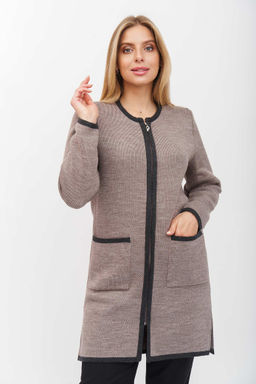 Кардиган В 1864/кофейно-серый (1270) - Злата Стиль фото 2