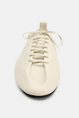 BLUCHER PIEL SOFT / blanco - Zara фото 4