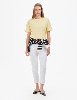 Limon Regular Fit V Yaka Basic Ti__rt