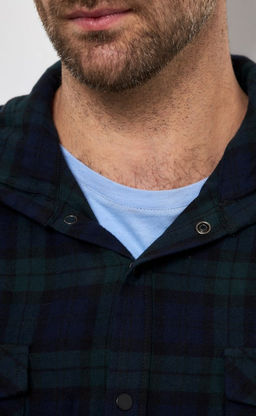 Рубашка фланель P321-0480 emerald - Primm фото 5