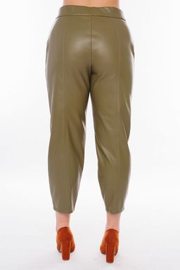 NOBBY, Женские брюки 704К-500/7 (фисташка) (эко-кожа)  фото 5