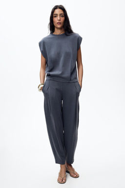 WASHED INTERLOCK T-SHIRT - Zara фото 17