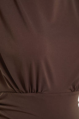 Kahverengi Drapeli C?tc?tl? Orme Body TPRAW23BD00048