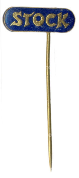 Значок рекламный STOCK