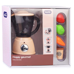 Бытовая техника "Соковыжималка" с набором продуктов, бежевый, (свет, звук) в коробке