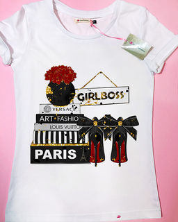 Эксклюзивная футболка Yana Pletneva упаковка плотный Zip пакет!