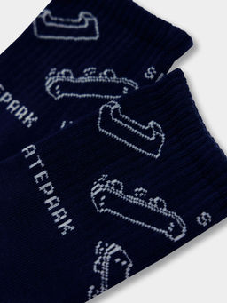 Цена за 5 пар! Носки детские с рисунком в виде скейтбордов - Mark formelle фото 4