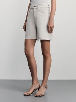 Джинсовые шорты А-силуэта / Zarina  фото 4