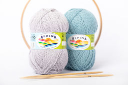 Пряжа ALPINA ALPACA ACRO 44% мериносовая шерсть, 38% акрил, 18% альпака 4 шт. х 50 г 150 м 7 м