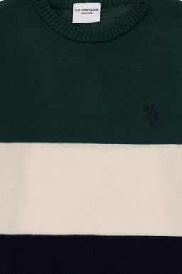 Темно-зеленый свитер для мальчика Неожиданная скидка в корзине - U.s. polo assn фото 3