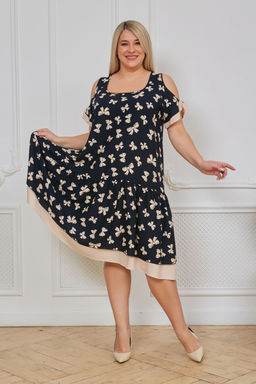 Сарафан Luxury Moda 1079 темно-синий