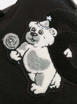 Женская сумка с ручками MM6 MAISON MARGIELA Артикул 4122788, черный  фото 2