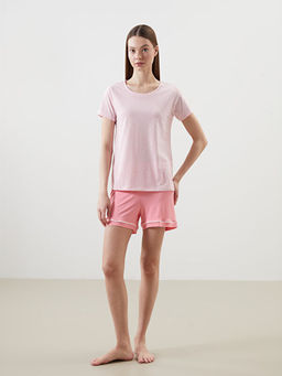 Bisiklet Yaka Kad?n Pijama ?st?